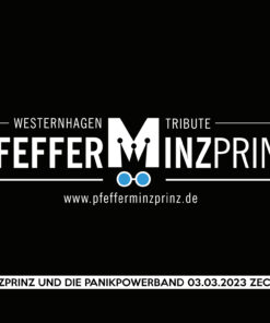 Pfefferminzprinz & Panik Power Band – Tribute to Westernhagen & Lindenberg 03.03.23