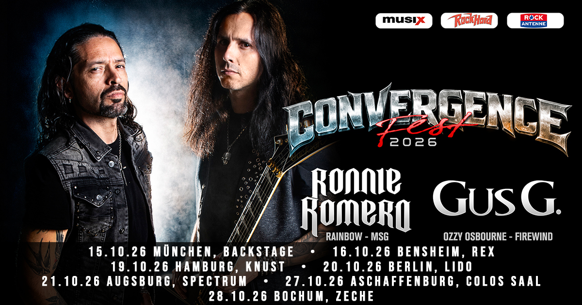 Ronnie Romero & Gus G – Convergence – Fest 2026 Teaserbild