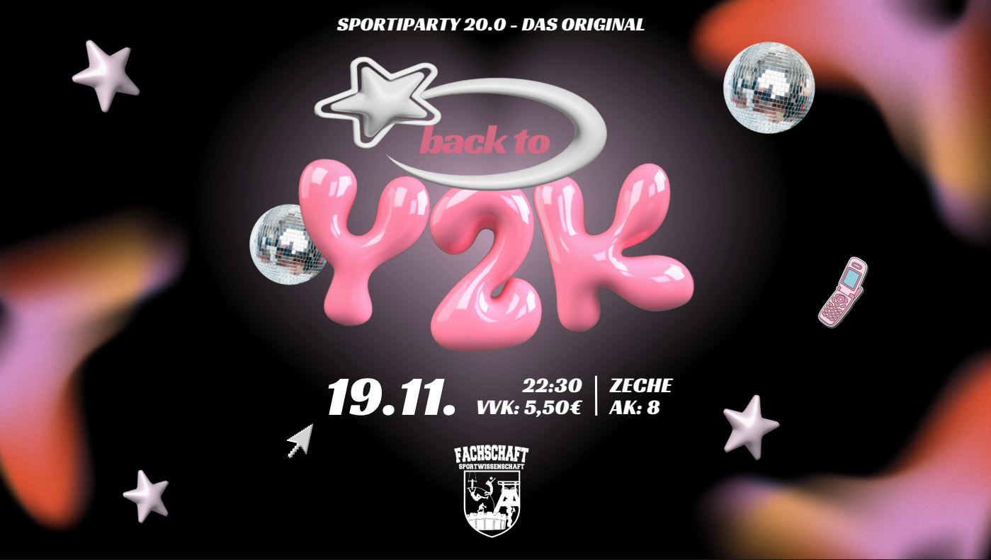 BACK TO Y2K – DIE SPORTIPARTY 20.0